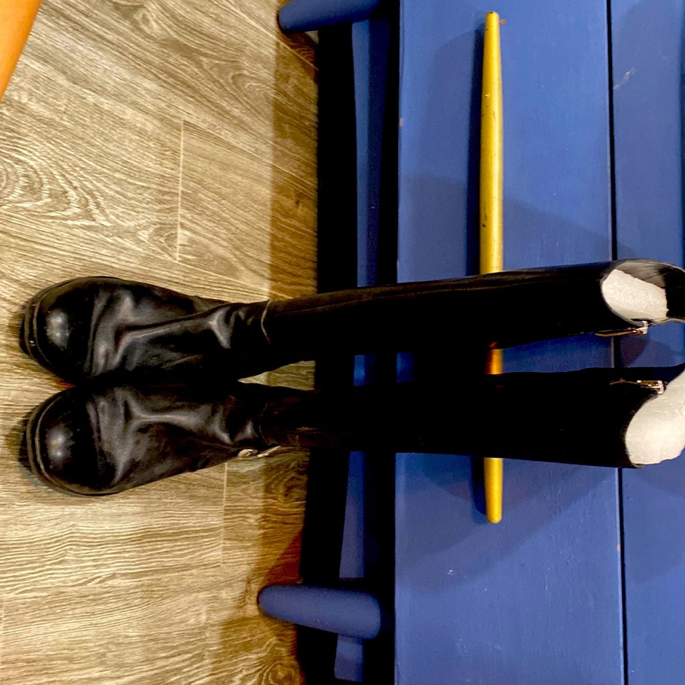Black riding boots